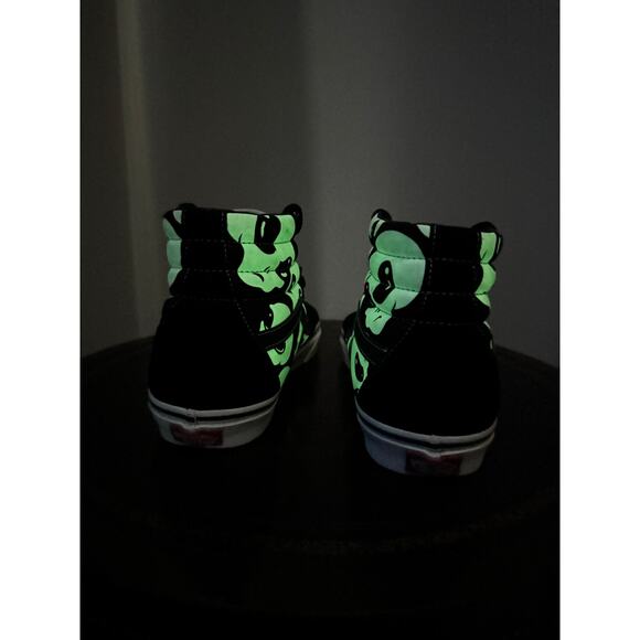Vans | SK8 Hi “Alien Ghosts” Glow in the Dark Shoes | Men's Size 9.5 - Picture 12 of 15